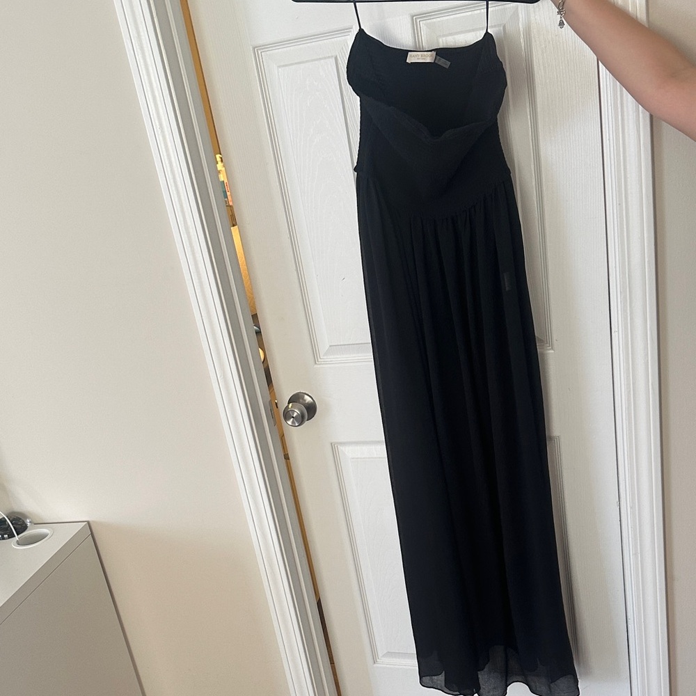 Ramy Brook Strapless Black Gown